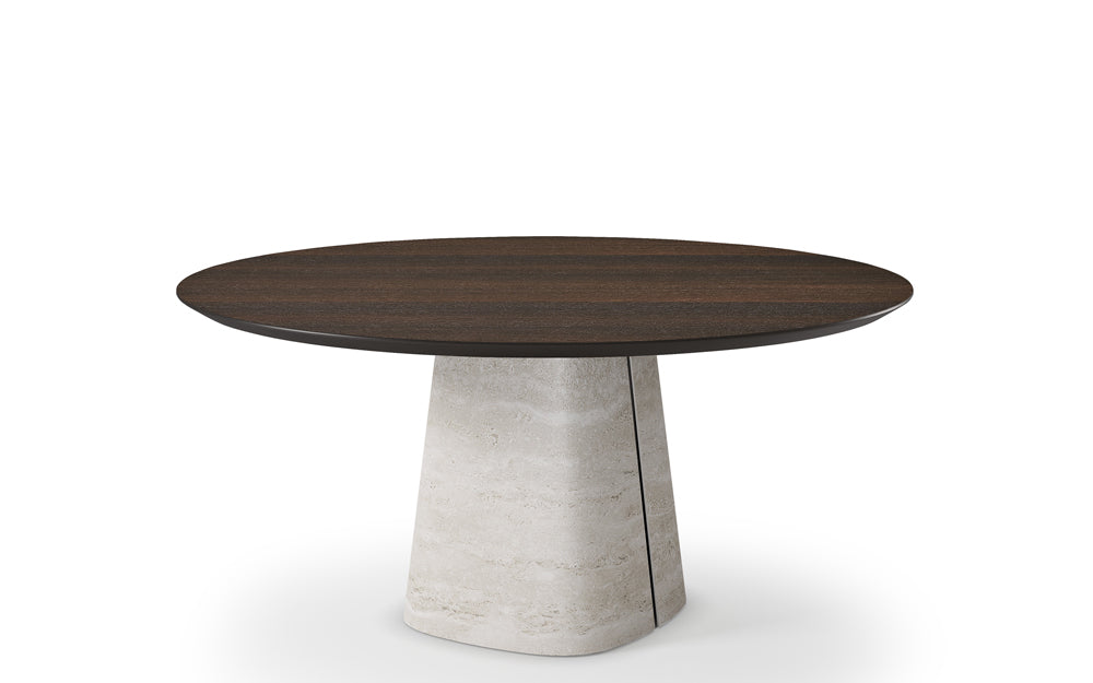 Cattelan Italia Rado Wood Round Dining Table