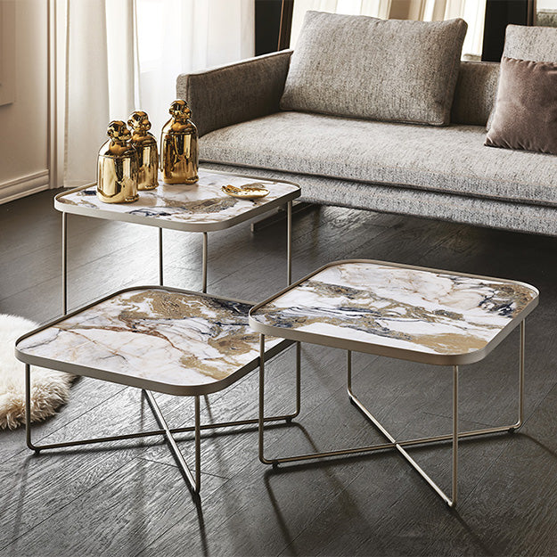 Cattelan Italia Benny Keramik Coffee Table ◻99x99x28h