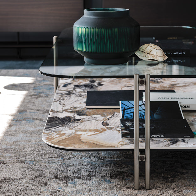 Cattelan Italia Biplane Sqaure Coffee Table – Fast Delivery