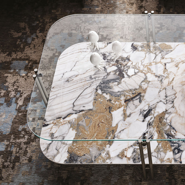 Cattelan Italia Biplane Sqaure Coffee Table – Fast Delivery