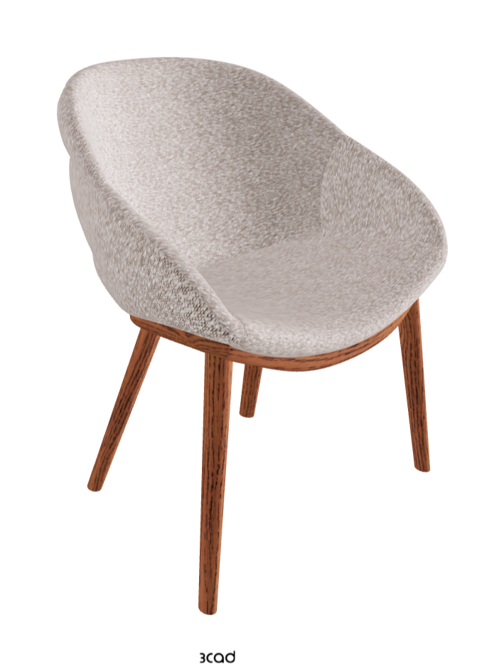 Camilla Dining Armchair_Canaletto Walnut Stained Ashwood_Fabric_B242