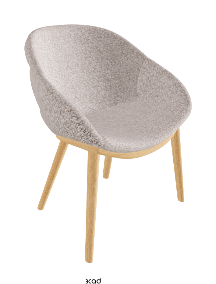 Camilla Dining Armchair_Natural Ashwood_Fabric_B242