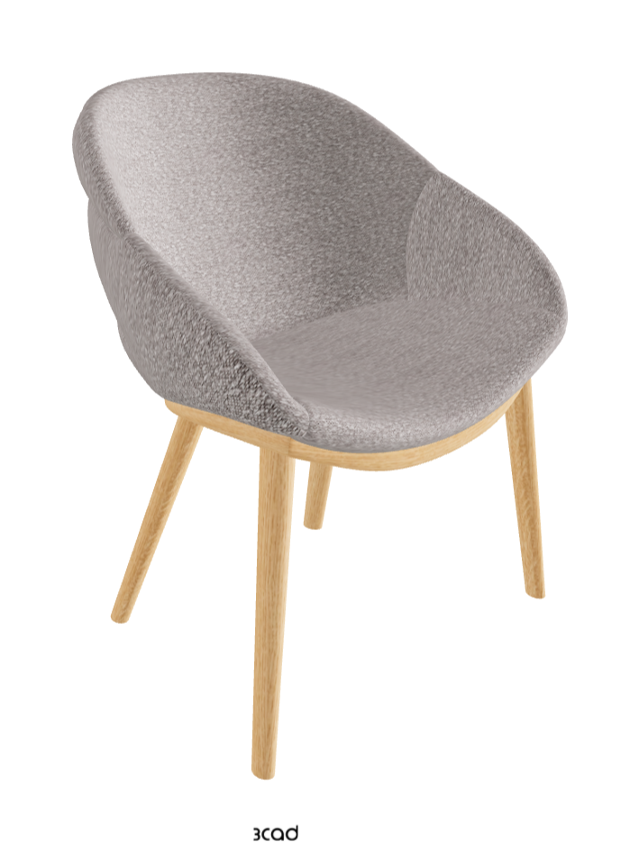 Camilla Dining Armchair_Natural Ashwood_Fabric_B243