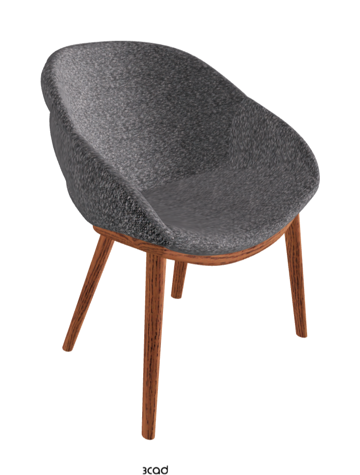 Camilla Dining Armchair_Canaletto Walnut Stained Ashwood_Fabric_B244