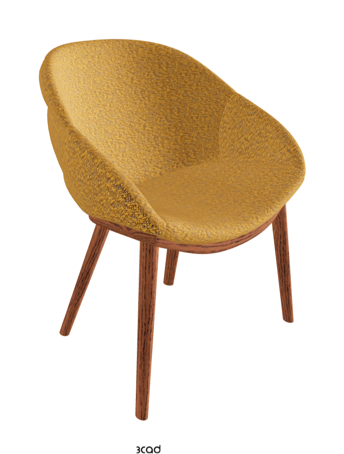 Camilla Dining Armchair_Canaletto Walnut Stained Ashwood_Fabric_B247
