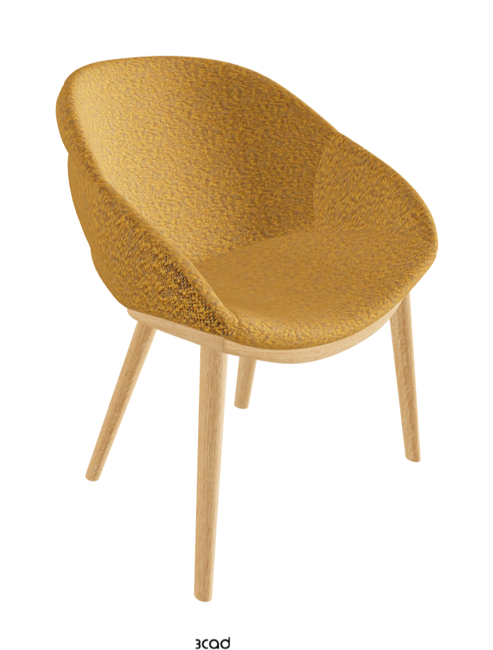Camilla Dining Armchair_Natural Ashwood_Fabric_B247