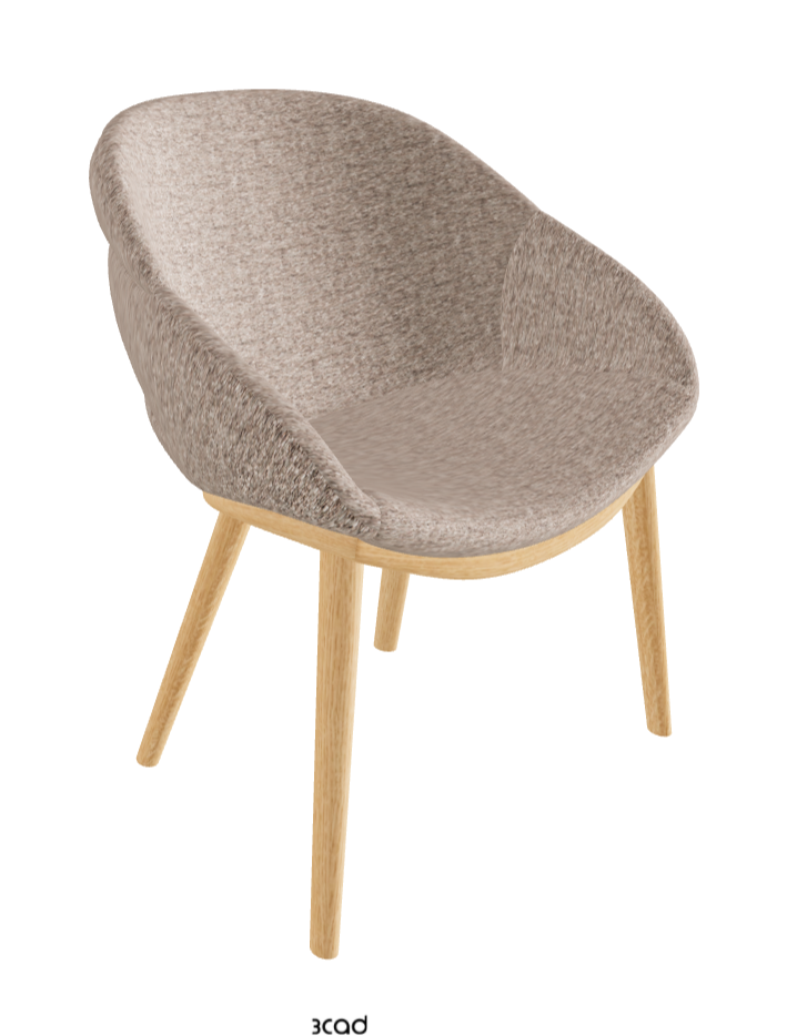 Camilla Dining Armchair_Natural Ashwood_Fabric_B731