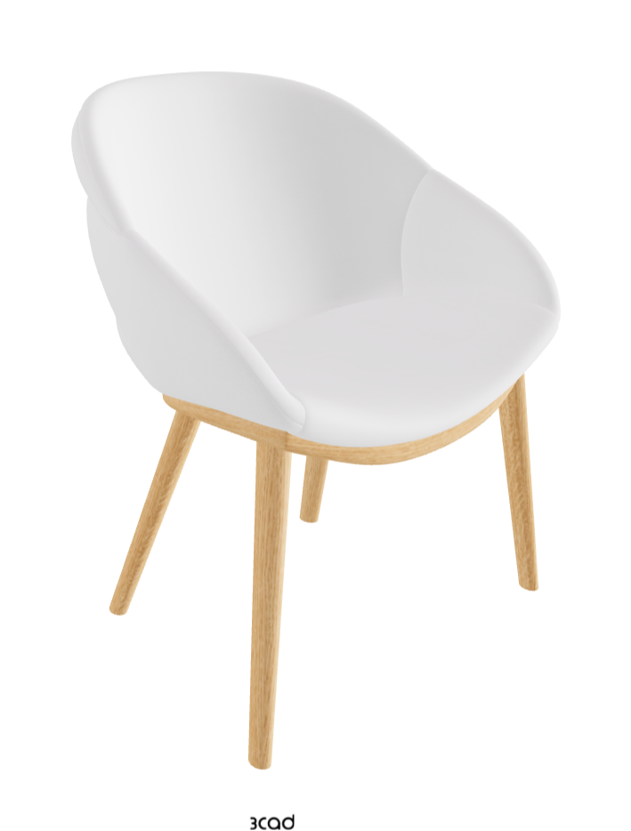 Camilla Dining Armchair_Natural Ashwood_Fabric_B920