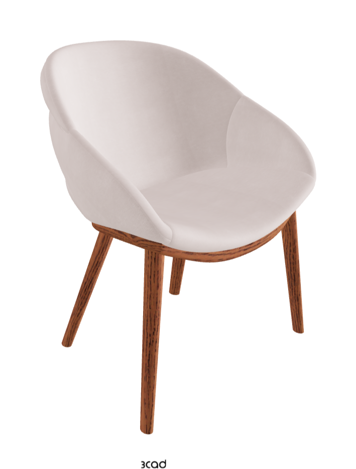 Camilla Dining Armchair_Canaletto Walnut Stained Ashwood_Fabric_B923