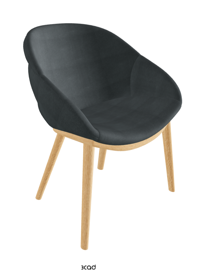 Camilla Dining Armchair_Natural Ashwood_Fabric_B927