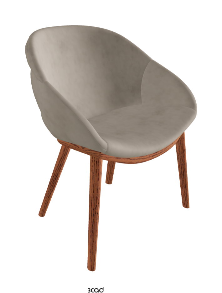Camilla Dining Armchair_Canaletto Walnut Stained Ashwood_Micro Nubuk_Shadow