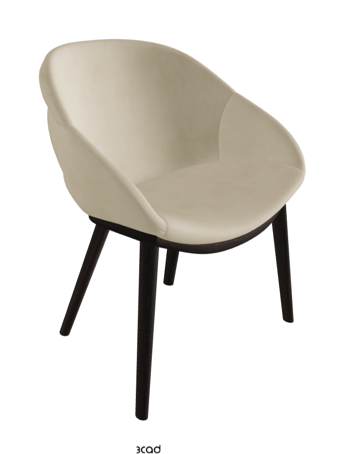 Camilla Dining Armchair_Burned Oak Stained Ashwood_Micro Nubuk_Sand