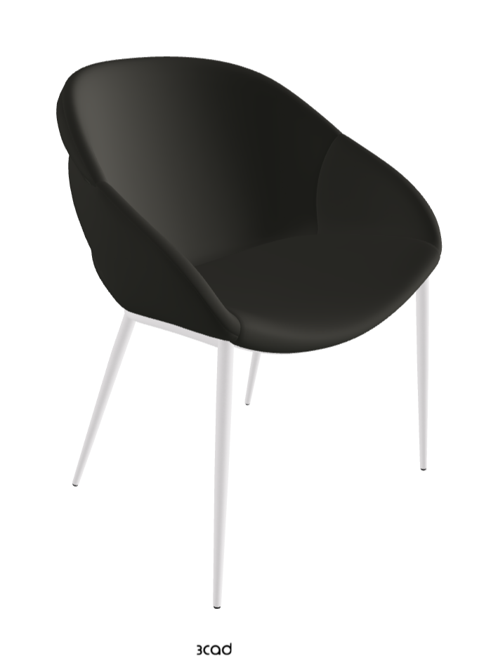 Camilla ML Dining Armchair_Pearl Embossed_Synthetic Leather_London