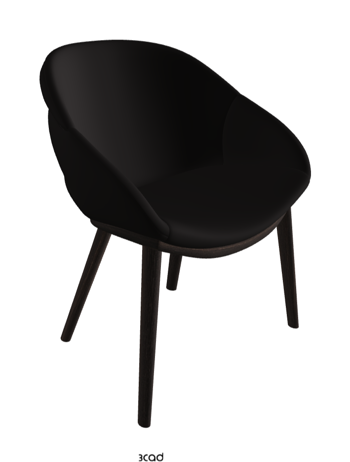 Camilla Dining Armchair_Burned Oak Stained Ashwood_Synthetic Leather_Moka