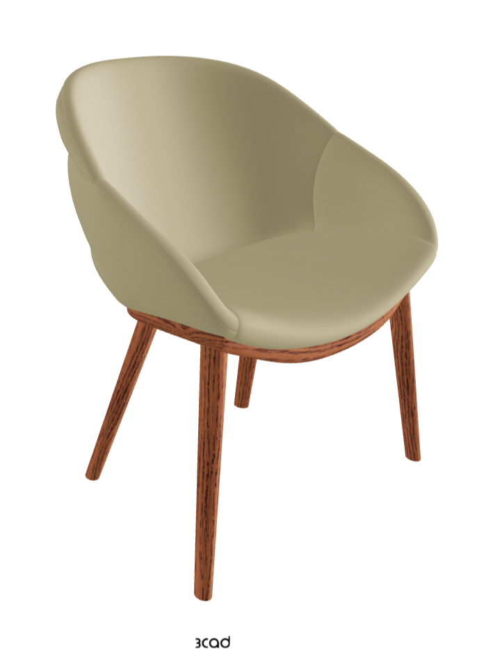 Camilla Dining Armchair_Canaletto Walnut Stained Ashwood_Synthetic Leather_Canapa