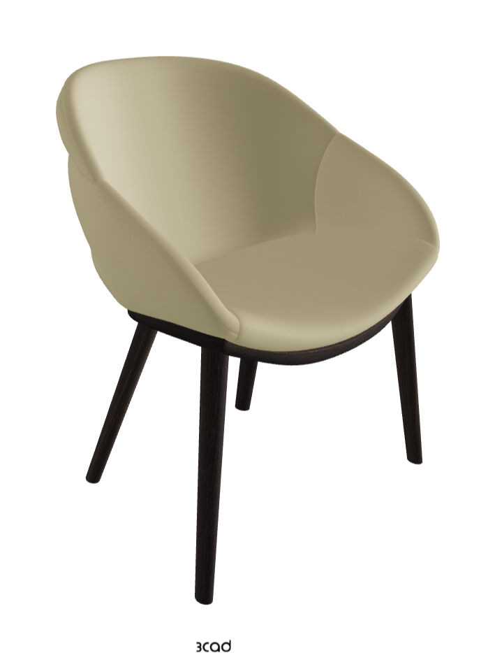 Camilla Dining Armchair_Burned Oak Stained Ashwood_Synthetic Leather_Canapa