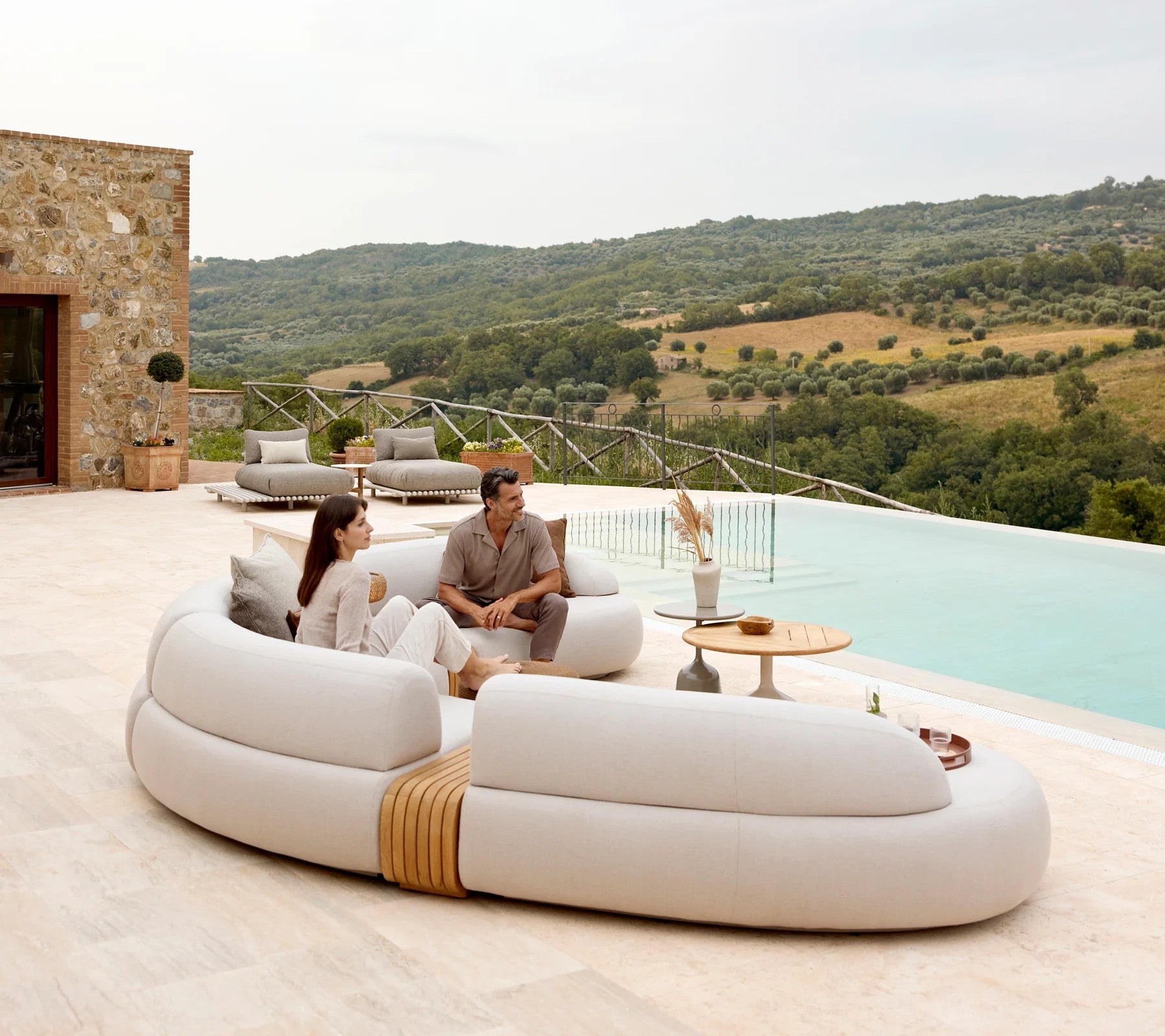 Cane-line Mellow Sofa W/Right Long & Left Short Backrest
