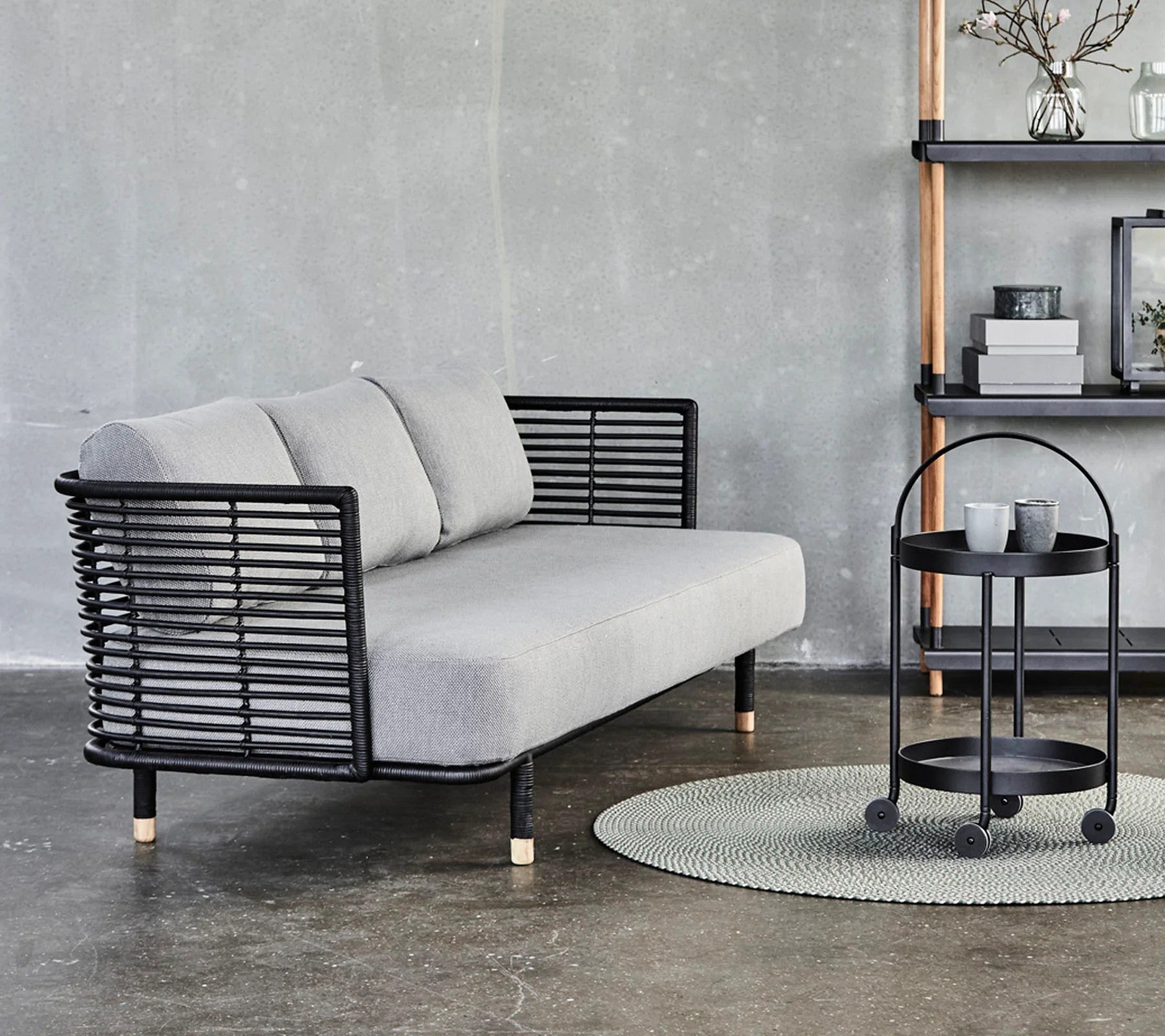 Cane-line Sense 3-Seater Sofa Frame Indoor