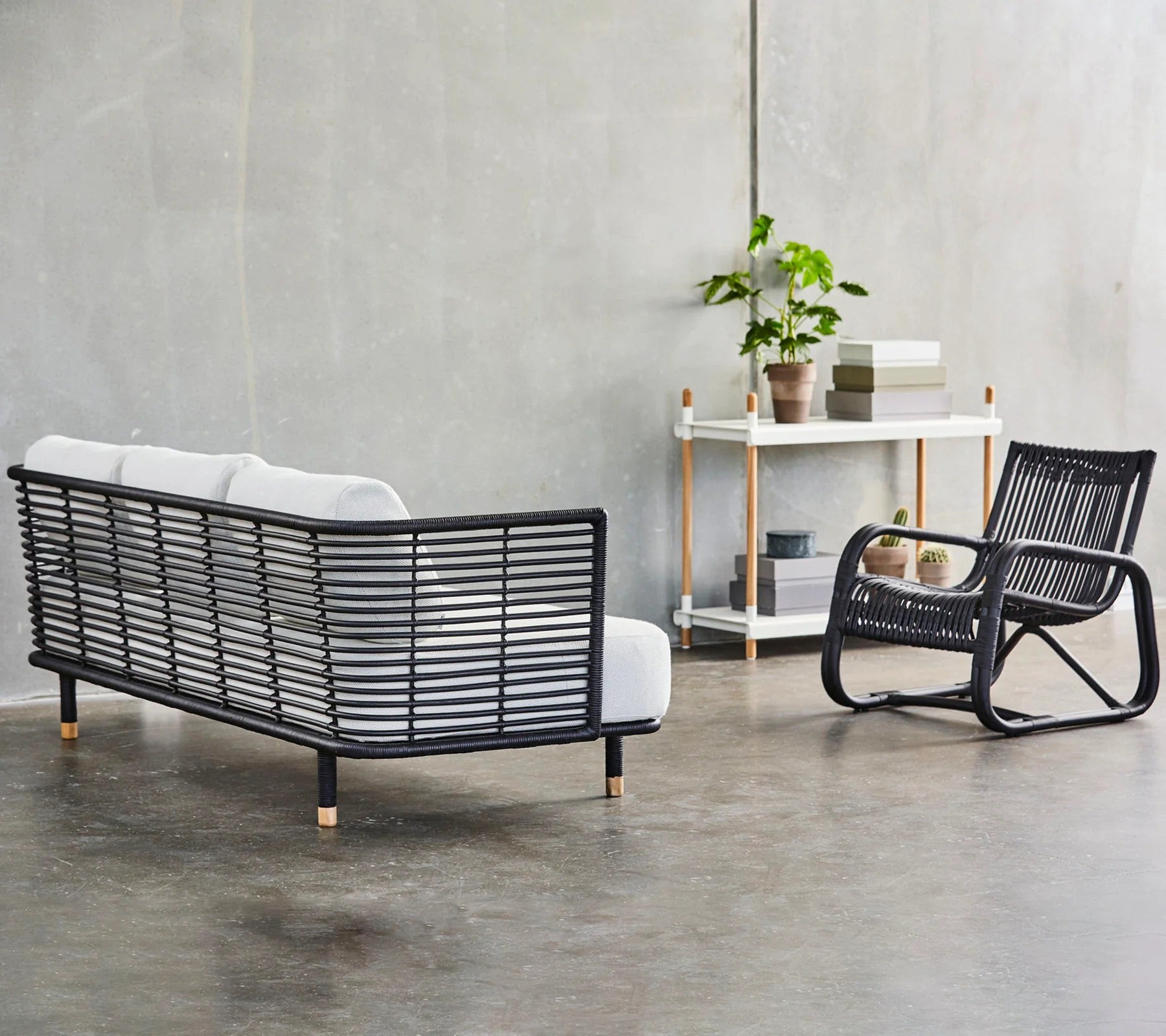 Cane-line Sense 3-Seater Sofa Frame Indoor