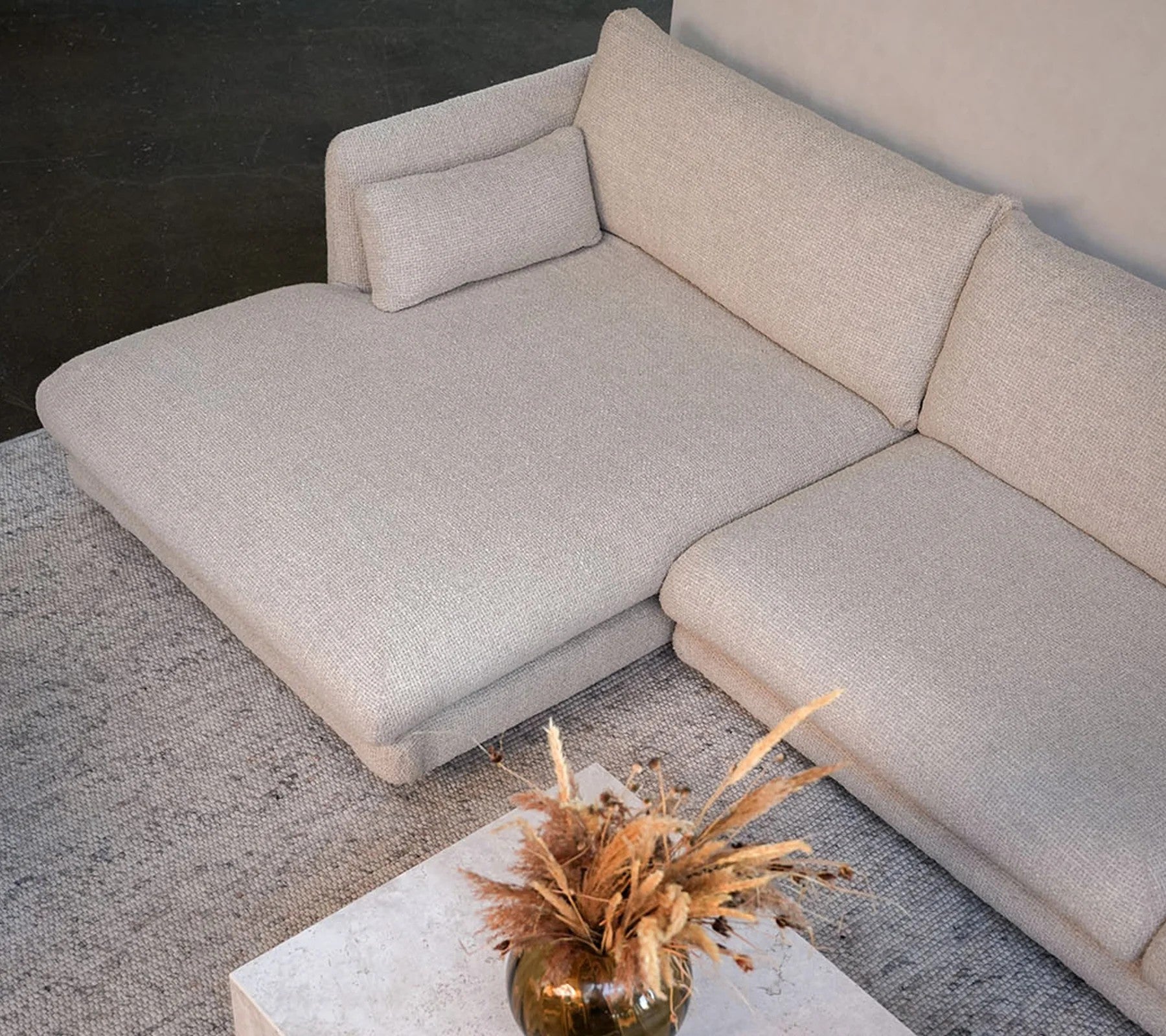 Cane-line Bloom Chaise Lounge Right Module W/Teak Legs