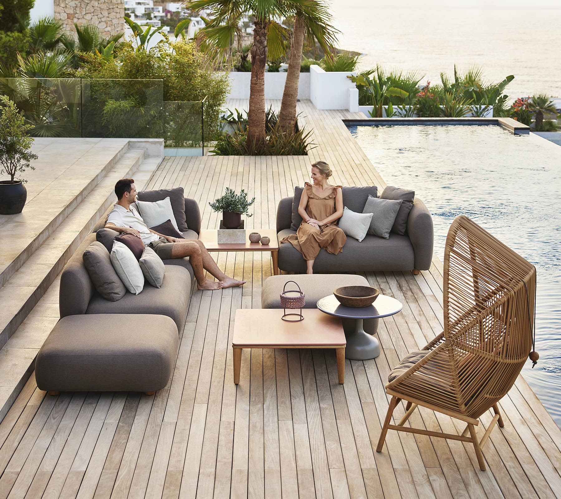 Cane-line Capture 2-Seater Sofa Module