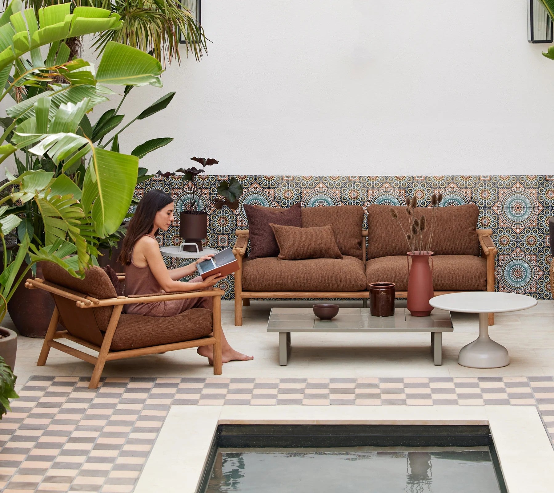 Cane-line Sticks 2-Seater Sofa