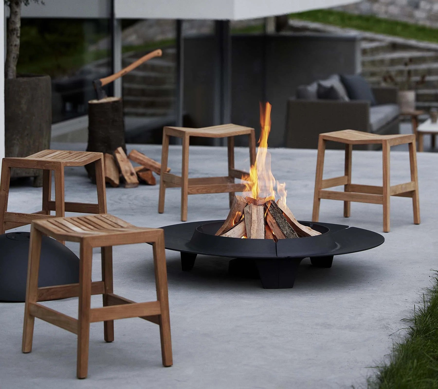 Cane-line Flip Stackable Stool
