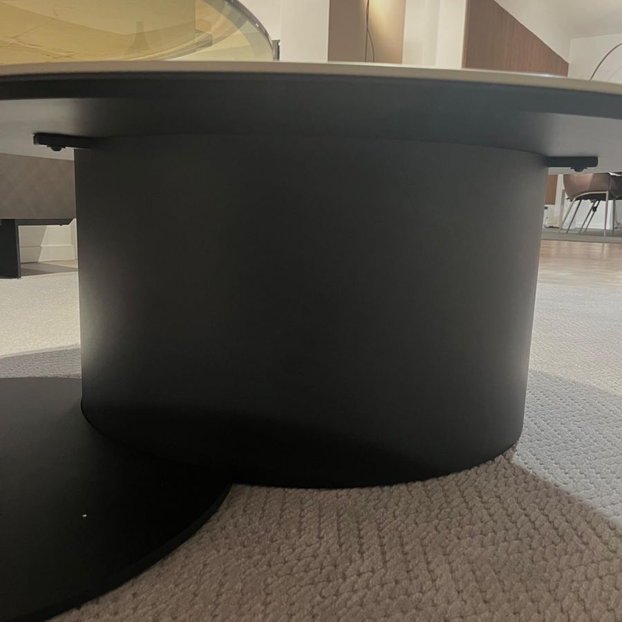ø118/187x42h_Black Embossed_Giava_Brushed Bronze