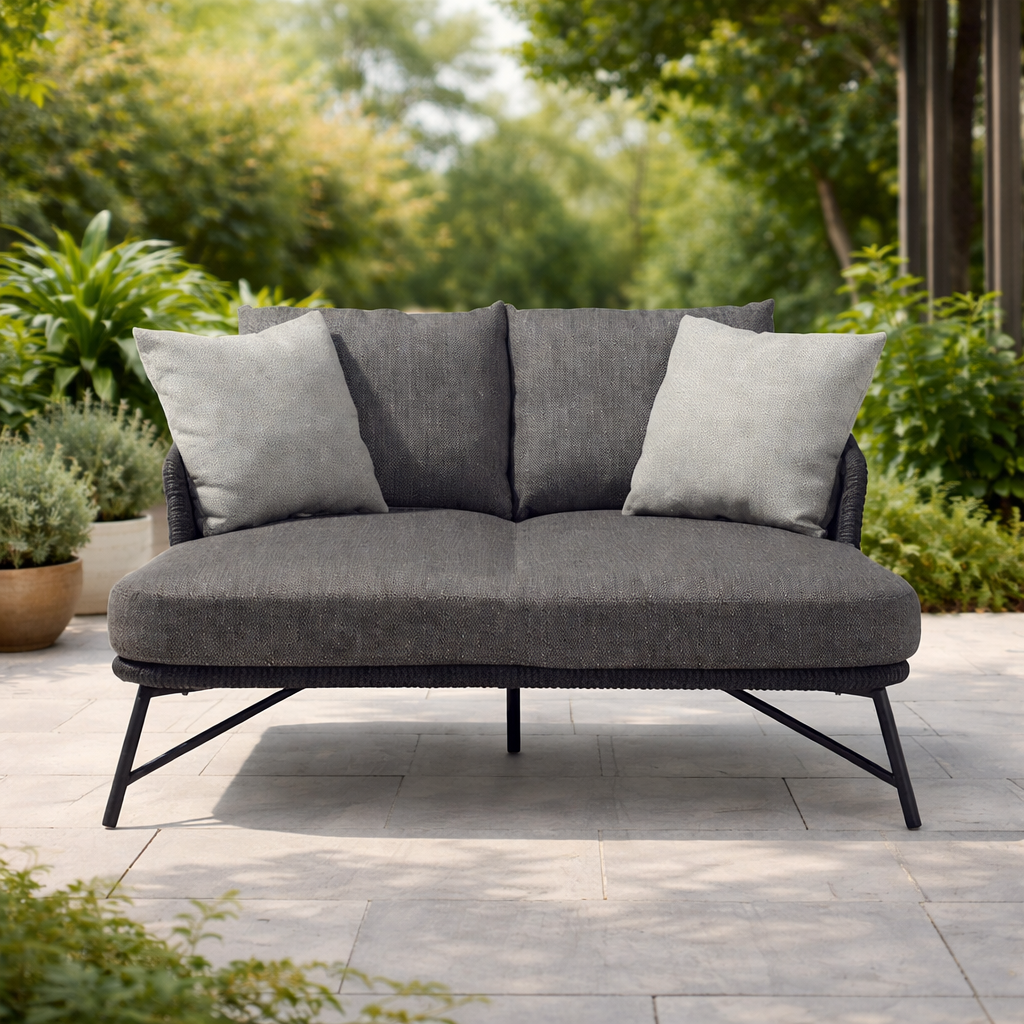 4 Seasons Outdoor Marbella Daybed Double with 5 Cushions