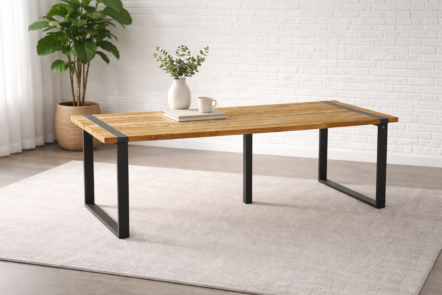 4 Seasons Outdoor Alto Teak Top Natural 240 X 100 cm