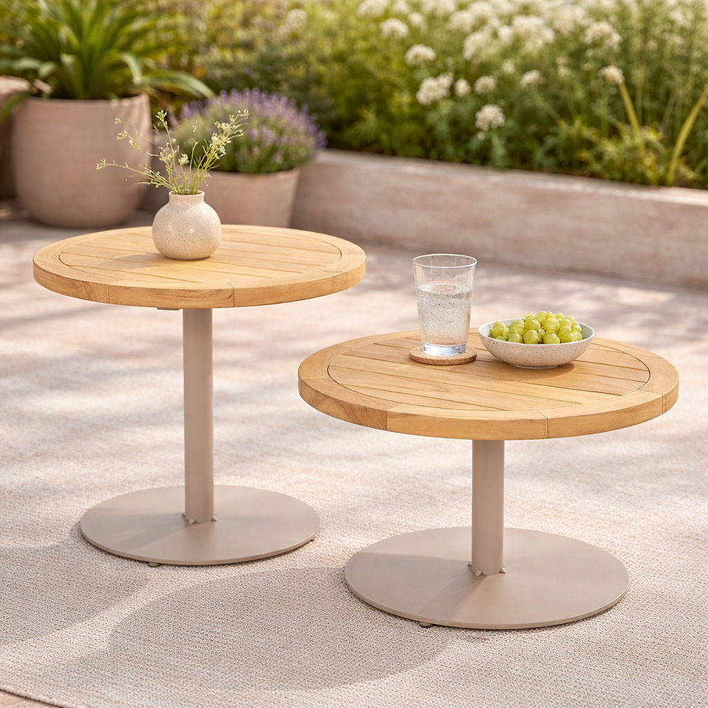 4 Seasons Outdoor Volta Coffee And Side Table Set