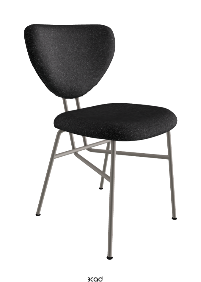 Chloe Dining Chair_Titanium Embossed_Fabric_B246