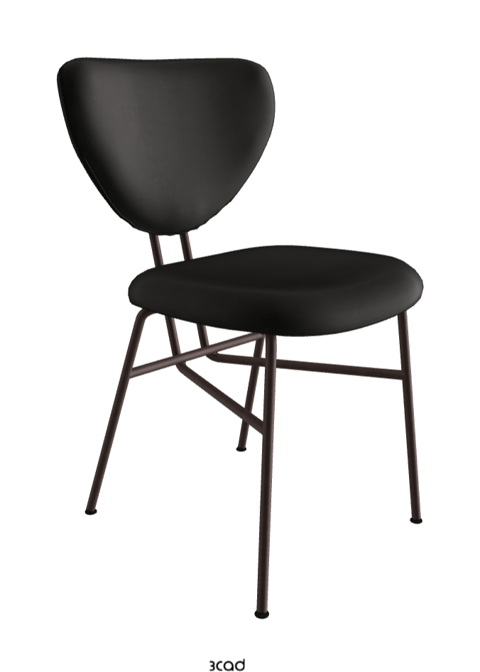 Chloe Dining Chair_Bronze Embossed_Fabric_B932