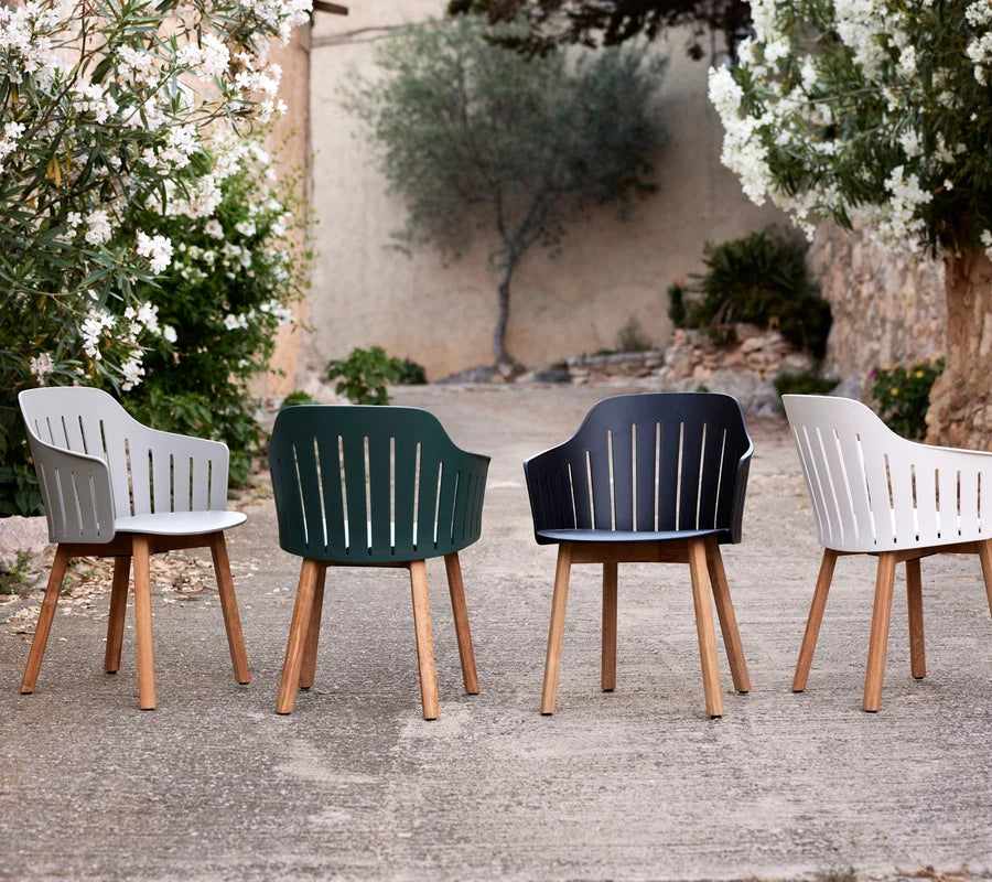 Cane-line Choice chair with Teak Legs
