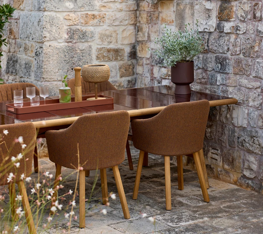 Cane-line Choice chair with Teak Legs