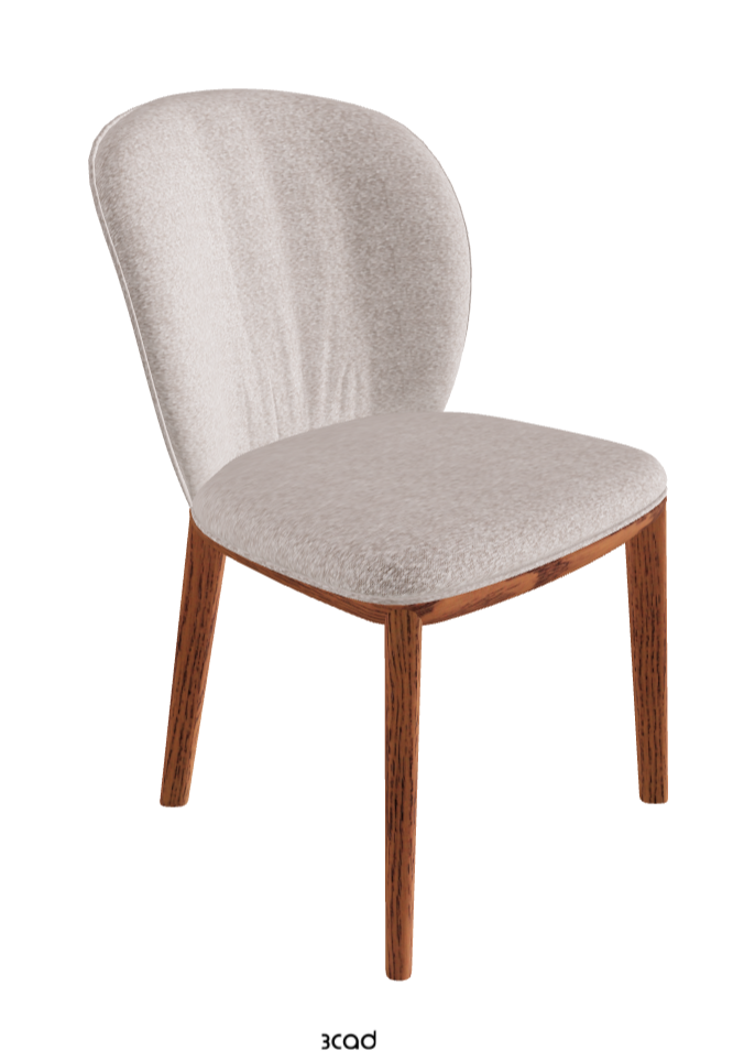Cattelan Italia Chris Dining Chair – Fabric, Micro Nubuk & Synthetic Leather
