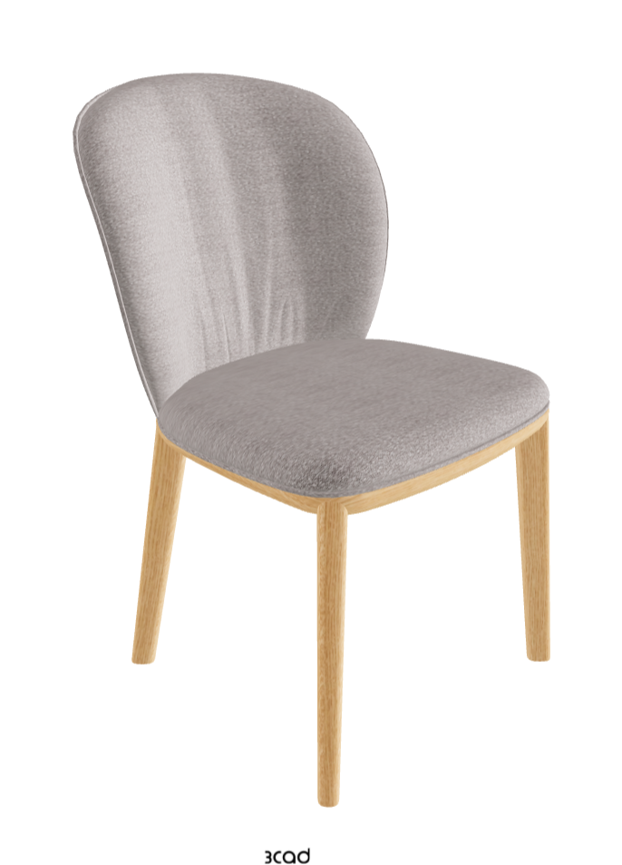 Cattelan Italia Chris Dining Chair – Fabric, Micro Nubuk & Synthetic Leather