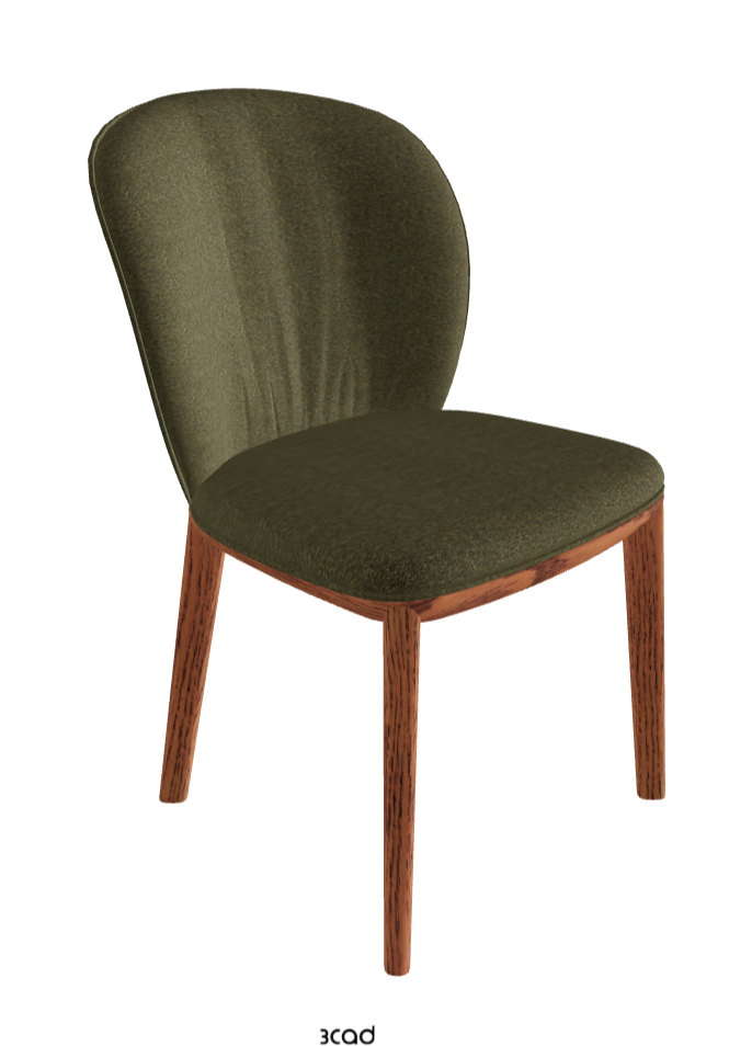 Cattelan Italia Chris Dining Chair – Fabric, Micro Nubuk & Synthetic Leather