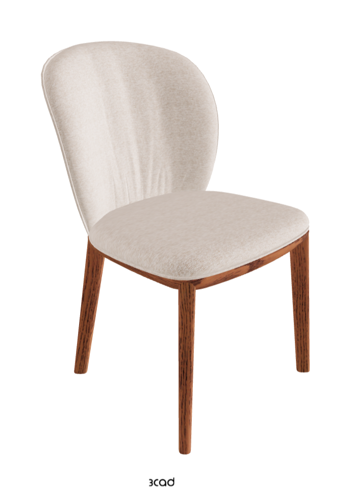 Cattelan Italia Chris Dining Chair – Fabric, Micro Nubuk & Synthetic Leather