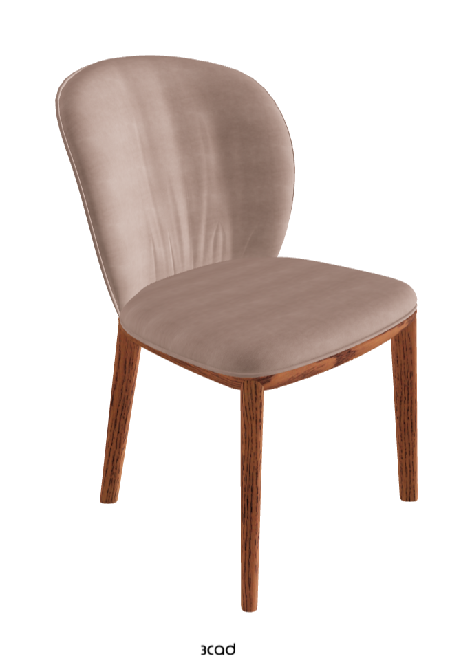 Cattelan Italia Chris Dining Chair – Fabric, Micro Nubuk & Synthetic Leather