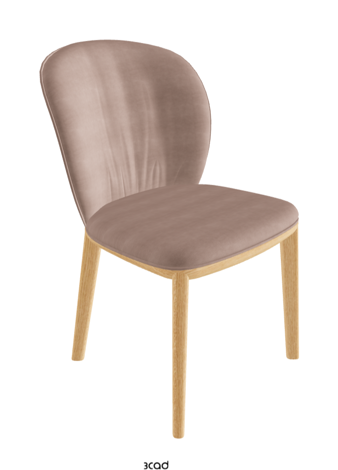 Cattelan Italia Chris Dining Chair – Fabric, Micro Nubuk & Synthetic Leather