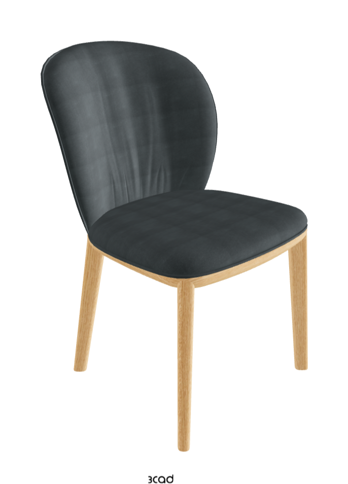 Cattelan Italia Chris Dining Chair – Fabric, Micro Nubuk & Synthetic Leather