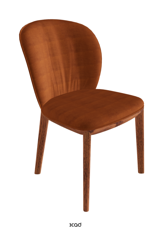 Cattelan Italia Chris Dining Chair – Fabric, Micro Nubuk & Synthetic Leather