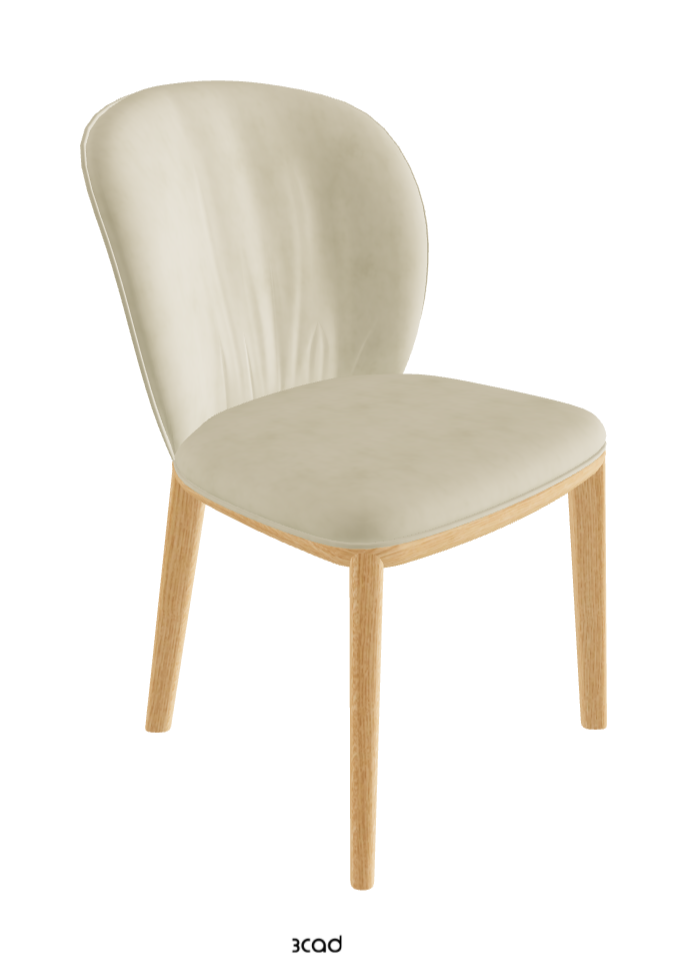 Cattelan Italia Chris Dining Chair – Fabric, Micro Nubuk & Synthetic Leather