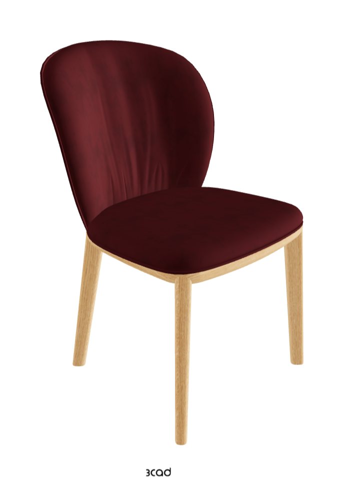 Cattelan Italia Chris Dining Chair – Fabric, Micro Nubuk & Synthetic Leather