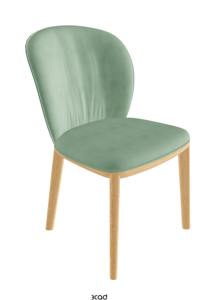 Cattelan Italia Chris Dining Chair – Fabric, Micro Nubuk & Synthetic Leather