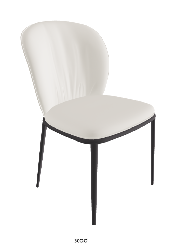 Chris ML Dining Chair_Graphite Embossed_Glove Soft Leather_Dover