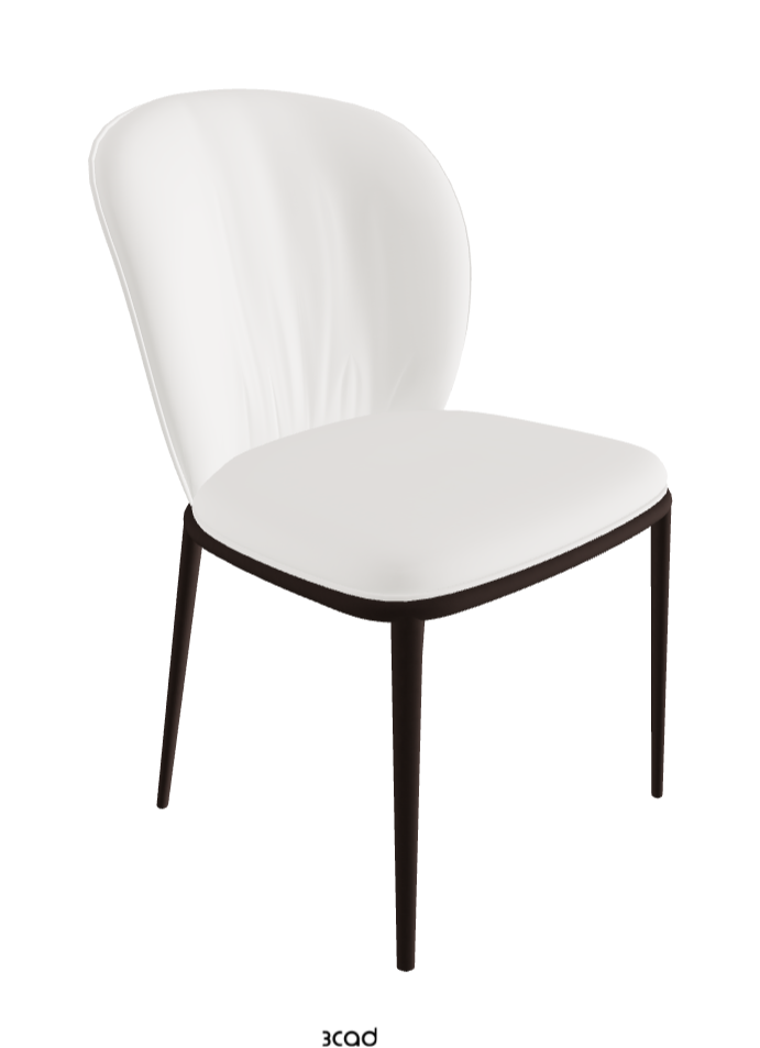 Chris ML Dining Chair_Bronze Embossed_Soft Leather_Palladio
