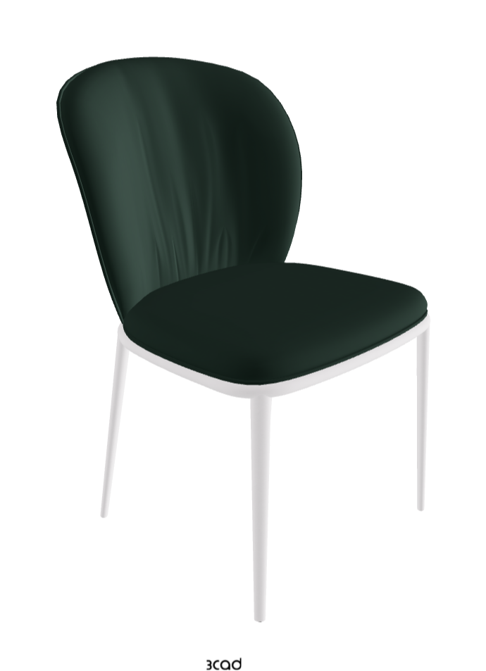 Chris ML Dining Chair_Pearl Embossed_Soft Leather_Sherwood