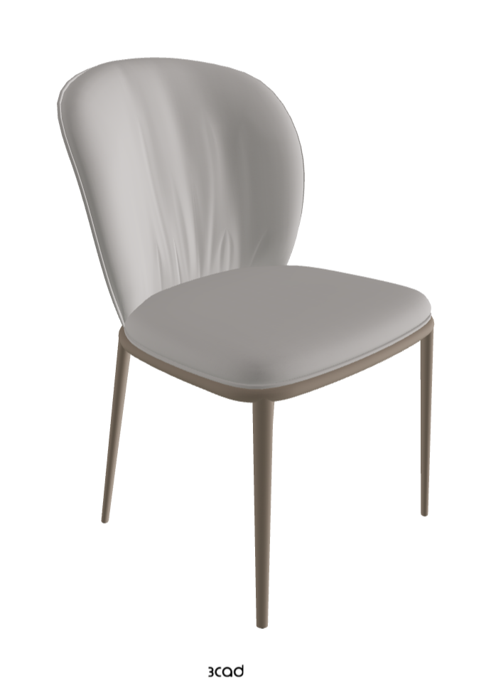 Chris ML Dining Chair_Titanium Embossed_Soft Leather_Nardo